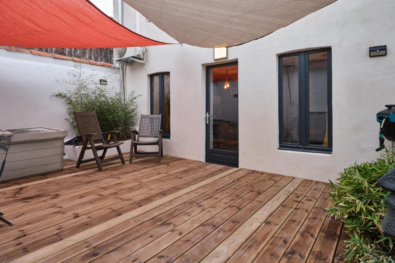 Melina - Jacuzzi - Maison Avec Cour Climatisee Proche Cite Medieval